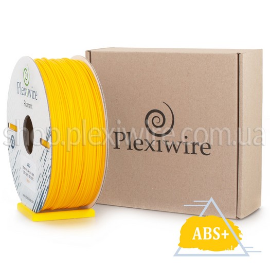ABS+ пластик для 3D принтера жовтий 400м / 1кг / 1.75мм