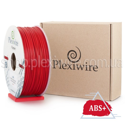 ABS+ пластик для 3D принтера червоний 400м / 1кг / 1.75мм