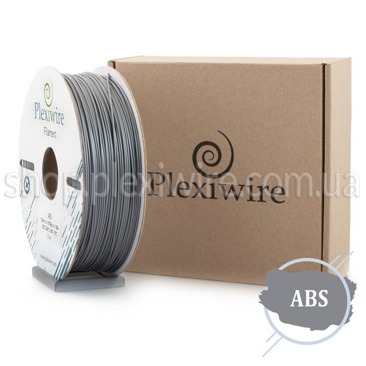 ABS пластик для 3D принтера серебро 300м / 0.75кг / 1.75мм