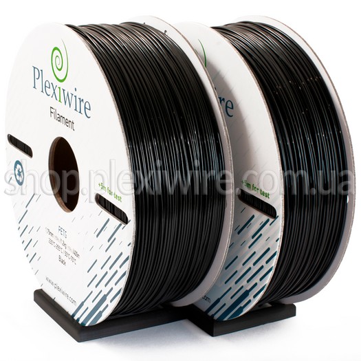 PETG пластик для 3D принтера черный 400м / 1,2кг / 1,75мм