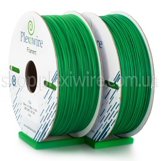 PLA пластик для 3D принтера зеленый 400м / 1.185кг / 1.75мм