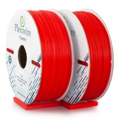 PLA пластик для 3D принтера красный 400м / 1.185кг / 1.75мм