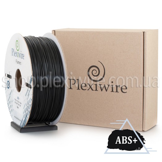 ABS+ пластик для 3D принтера чорний 400м / 1кг / 1.75мм