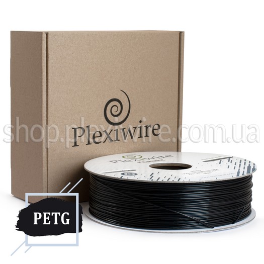 PETG пластик для 3D принтера черный 300м / 0,9кг / 1,75мм