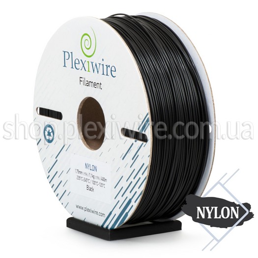 NYLON пластик для 3D принтера чорний 400м / 1.1кг / 1.75мм