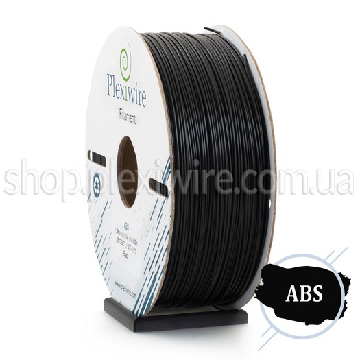 ABS пластик для 3D принтера чорний 400м / 1кг / 1.75мм