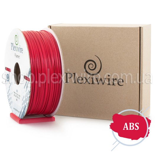 ABS пластик для 3D принтера красный 400м / 1кг / 1.75мм