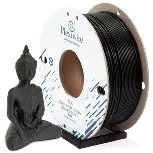 PLA пластик для 3D принтера чорний 100м / 0.3кг / 1.75мм
