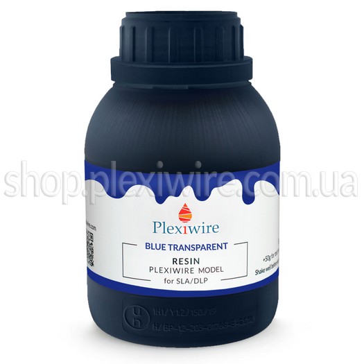 Фотополімерна смола Plexiwire resin model 0.5кг blue
