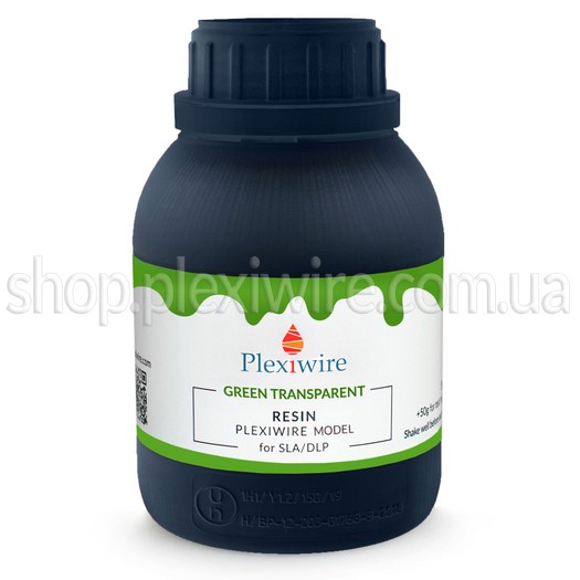 Фотополімерна смола Plexiwire resin basic 0.5кг green transparent