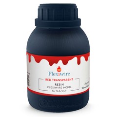 Фотополімерна смола Plexiwire resin model 0.5кг red transparent