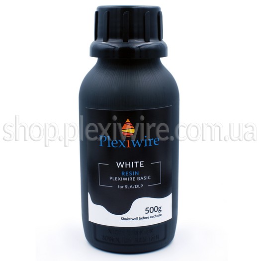 Фотополімерна смола Plexiwire resin basic rigid 0.5кг white