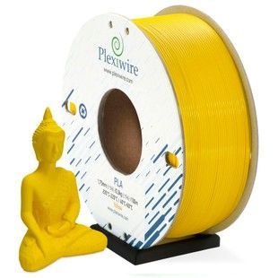 PLA пластик для 3D принтера жовтий 100м / 0.3кг / 1.75мм