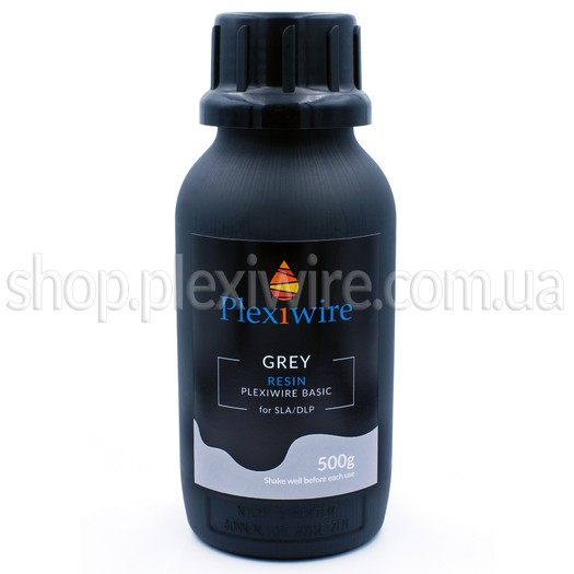 Фотополімерна смола Plexiwire resin basic rigid 0.5кг grey