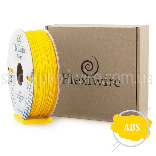 ABS пластик для 3D принтера желтый 300м / 0.75кг / 1.75мм