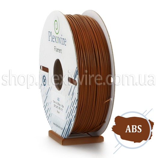 ABS пластик для 3D принтера коричневий 300м / 0.75кг / 1.75мм