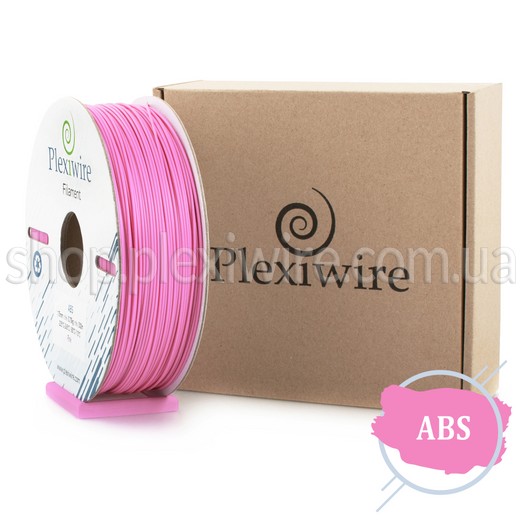 ABS пластик для 3D принтера рожевий 300м / 0.75кг / 1.75мм