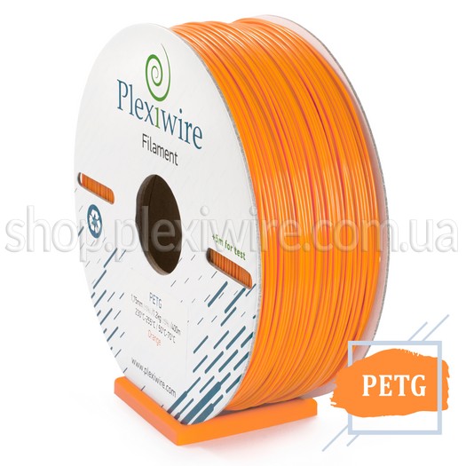 PETG пластик для 3D принтера помаранчевий 1,75мм (400м / 1,2кг)